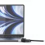 Compulocks Ledge pre MacBook Air 13 palcov M2 a M3 s číselným zámkom strieborná