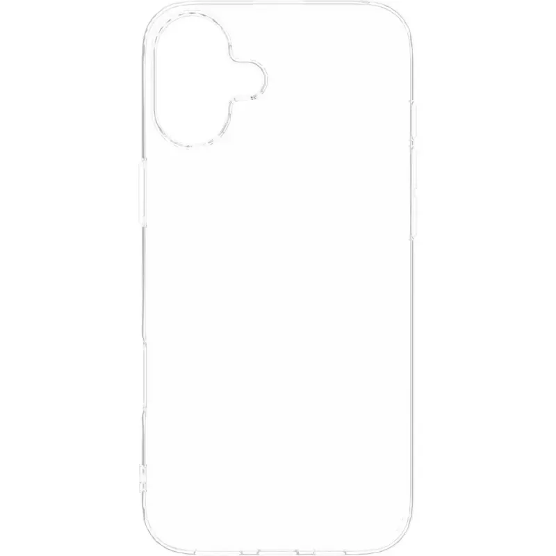 eSTUFF INFINITE VIENNA ES67100051 zadný kryt pre iPhone 16 Plus, 100 % recyklovaný TPU (GRS), priehľadný
