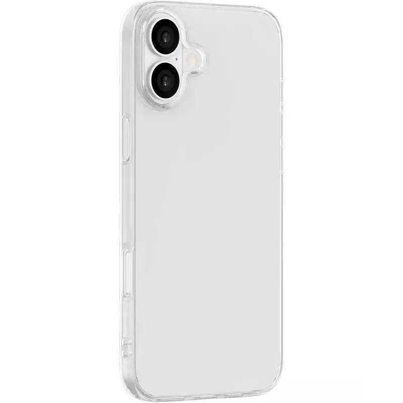eSTUFF INFINITE VIENNA ES67100051 zadný kryt pre iPhone 16 Plus, 100 % recyklovaný TPU (GRS), priehľadný