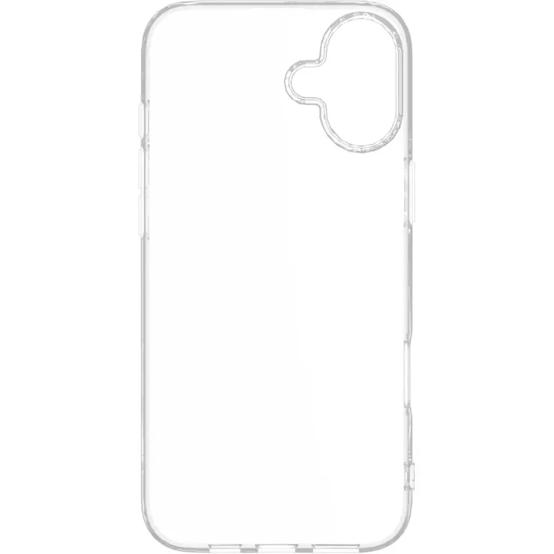 eSTUFF INFINITE VIENNA ES67100051 zadný kryt pre iPhone 16 Plus, 100 % recyklovaný TPU (GRS), priehľadný