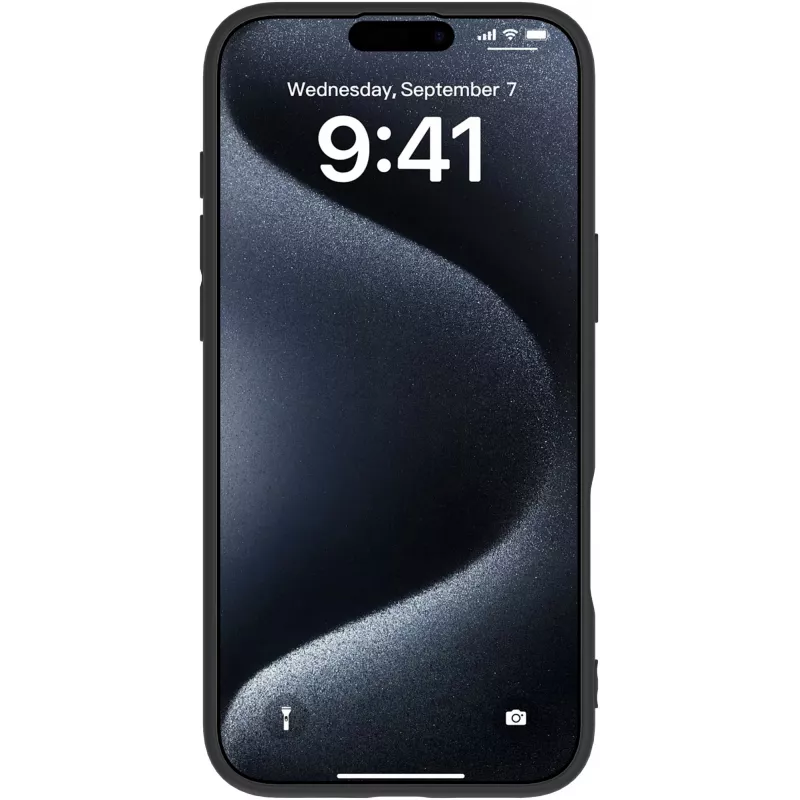 eSTUFF ES67101050-BULK INFINITE VIENNA kryt pre iPhone 16, čierny