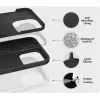eSTUFF ES67120052-BULK INFINITE RIGA kryt pre iPhone 16 Pro, čierny