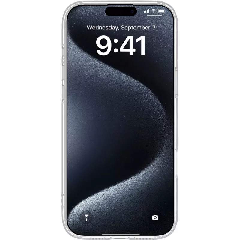 eSTUFF ES67141052 INFINITE OSLO magnetický hybridný kryt pre iPhone 16 Pro, priehľadný
