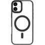 eSTUFF ES67141101 INFINITE HELSINKI magnetický kryt so stojanom pre iPhone 16 Plus, priehľadný, čierny