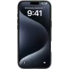 eSTUFF ES67141101 INFINITE HELSINKI magnetický kryt so stojanom pre iPhone 16 Plus, priehľadný, čierny
