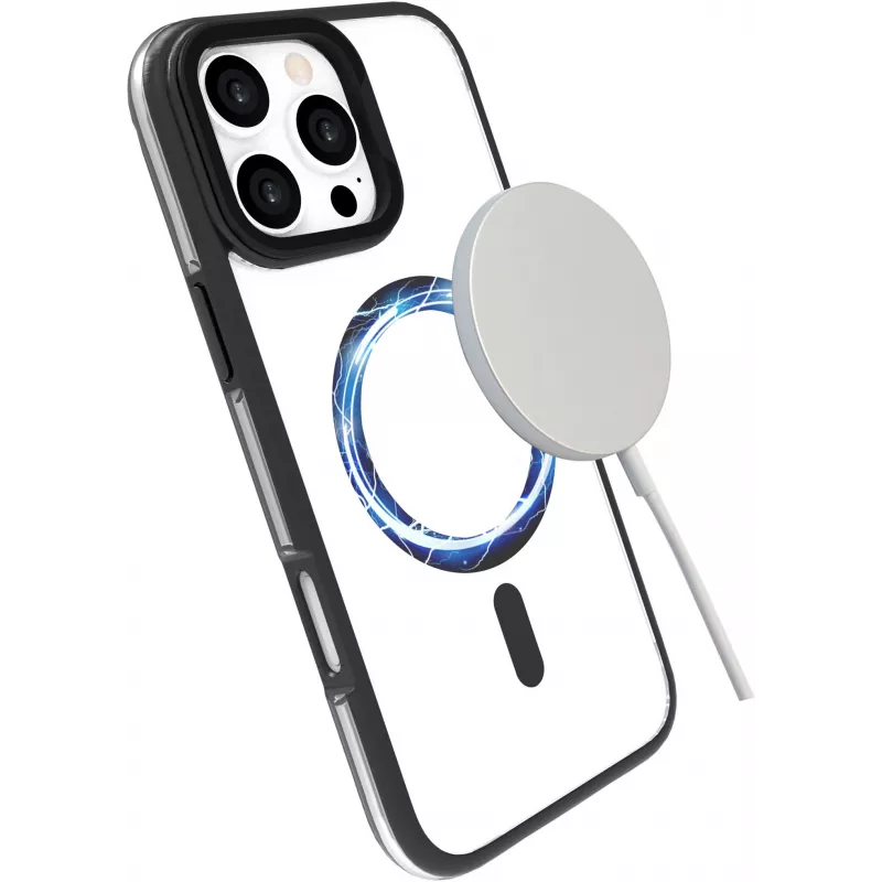 Puzdro eSTUFF ES67141102 iPhone 16 Pro 6,3 palcov transparentné čierne