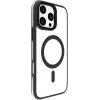 Puzdro eSTUFF ES67141102 iPhone 16 Pro 6,3 palcov transparentné čierne