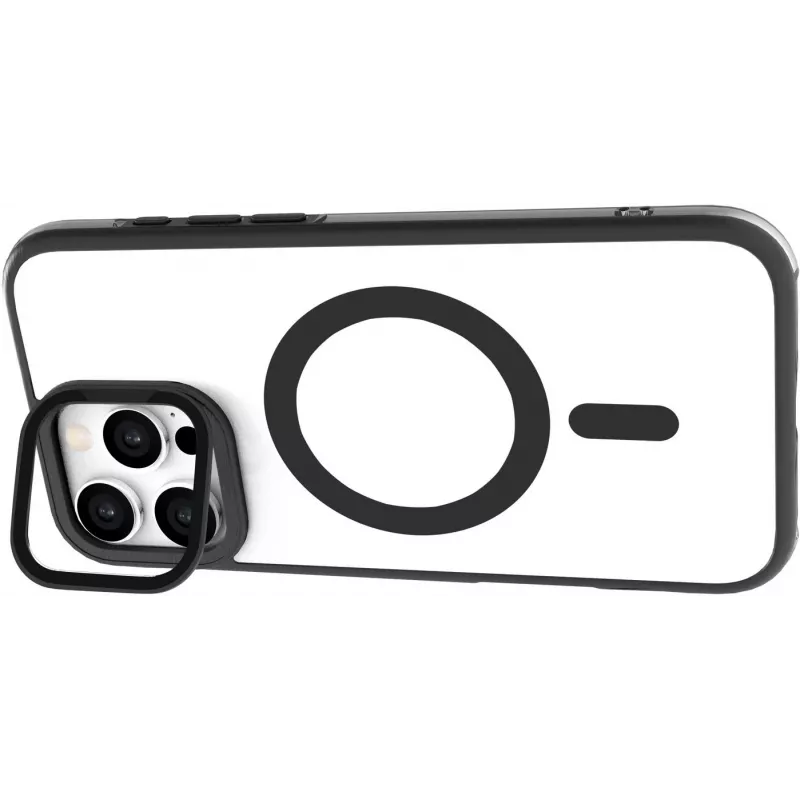 Puzdro eSTUFF ES67141102 iPhone 16 Pro 6,3 palcov transparentné čierne