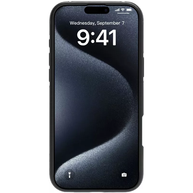 Puzdro eSTUFF ES67141102 iPhone 16 Pro 6,3 palcov transparentné čierne