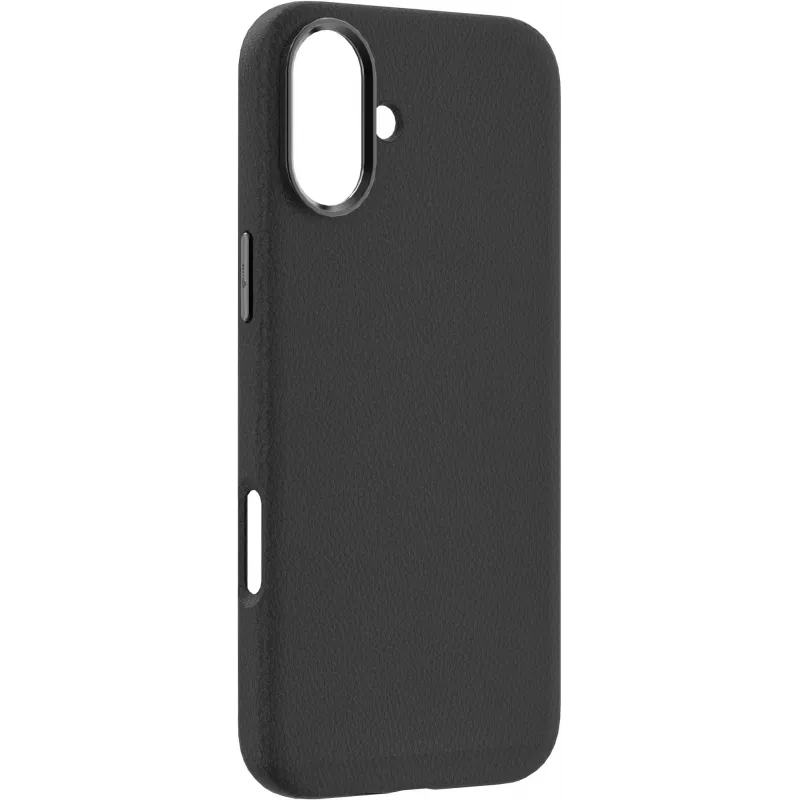 eSTUFF INFINITE VENICE ES67160020 magnetický kryt pre iPhone 16, koža, čierny