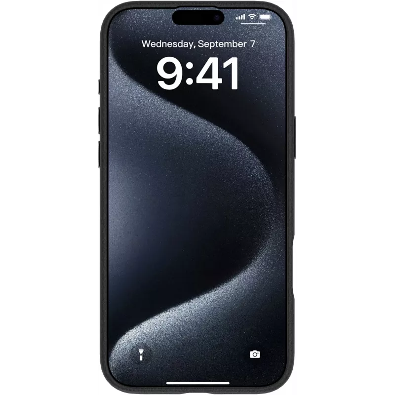 eSTUFF INFINITE VENICE ES67160020 magnetický kryt pre iPhone 16, koža, čierny