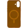 eSTUFF INFINITE VENICE ES67160024 magnetický kryt pre iPhone 16, koža, hnedý