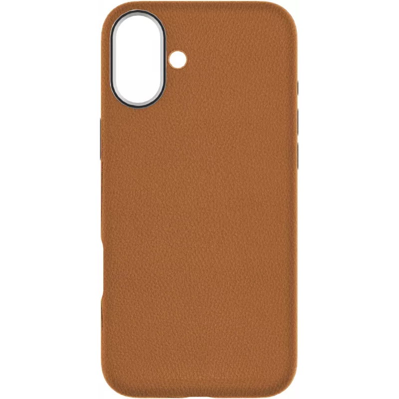eSTUFF INFINITE VENICE ES67160024 magnetický kryt pre iPhone 16, koža, hnedý