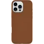 eSTUFF INFINITE VENICE magnetické kožené puzdro pre iPhone 16 Pro, hnedé
