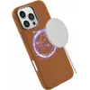 eSTUFF INFINITE VENICE magnetické kožené puzdro pre iPhone 16 Pro, hnedé