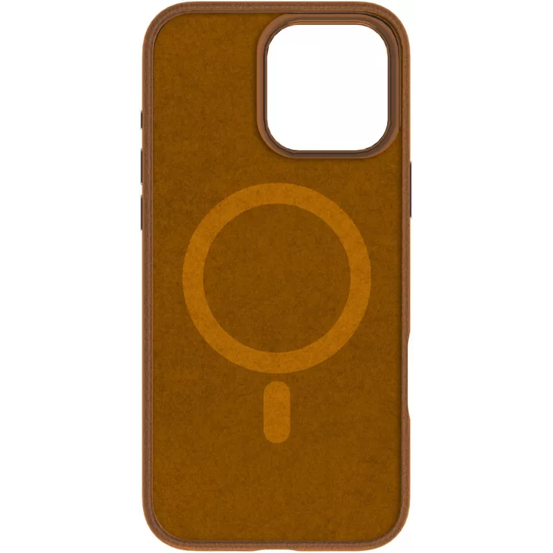 eSTUFF INFINITE VENICE magnetické kožené puzdro pre iPhone 16 Pro, hnedé