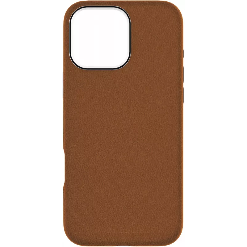 eSTUFF INFINITE VENICE magnetické kožené puzdro pre iPhone 16 Pro, hnedé