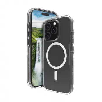 Puzdro dbramante1928 Iceland Ultra D3O MagSafe iPhone 16 Pro transparentné
