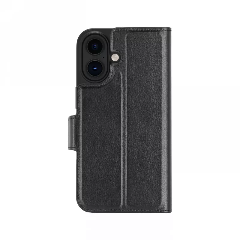 Skladacie puzdro dbramante1928 Oslo Pro pre Apple iPhone 16 čierne PU plast