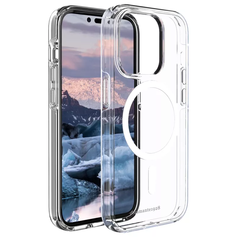 Puzdro dbramante1928 Iceland Pro kompatibilné s MagSafe iPhone 14 Pro transparentné