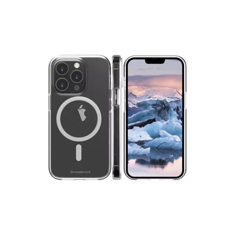 Puzdro dbramante1928 Iceland Pro kompatibilné s MagSafe iPhone 14 Pro transparentné