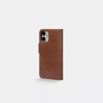 Puzdro s peňaženkou Trunk TR-WA1254-BRW pre iPhone 12 mini hnedé