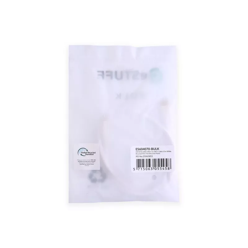 eSTUFF ES604070-BULK USB kábel USB 2.0 0,5 m USB-C biely