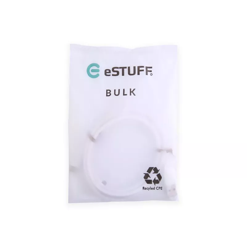 eSTUFF ES605170-BULK USB kábel USB 2.0 1 m USB-C USB-A biely