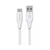 eSTUFF ES605170-BULK USB kábel USB 2.0 1 m USB-C USB-A biely