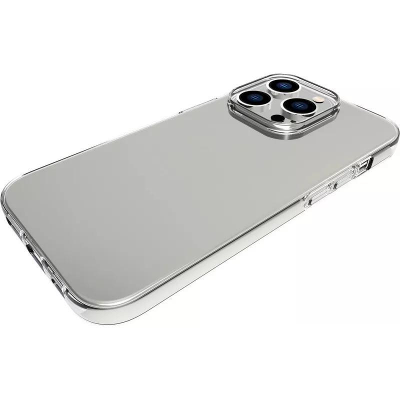 eSTUFF INFINITE GRS VIENNA ES67100039-BULK zadný kryt pre iPhone 14 Pro, kompatibilný s MagSafe, TPU, číry