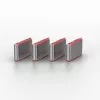 Lindy USB Type C Port Blocker (bez kľúča) – balenie 10 ks, ružová