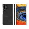 dbramante1928 Lynge LMSUGTBL6470 puzdro s vyklápacím krytom pre Samsung Galaxy S25 Ultra, zrnitá koža, čierne