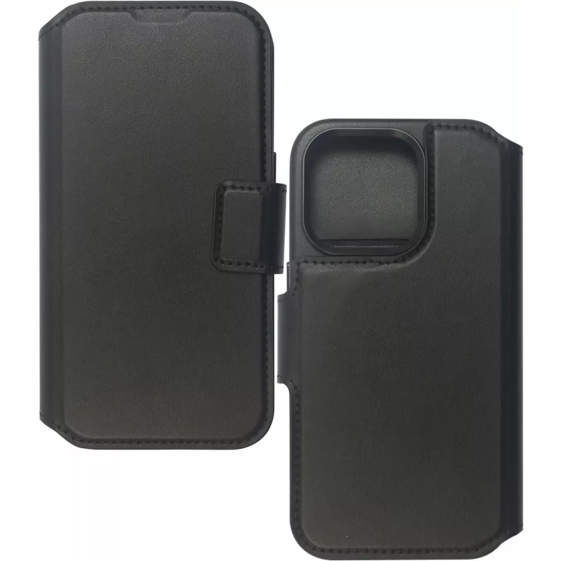 eSTUFF INFINITE MILAN ES67160101 puzdro typu peňaženka pre iPhone 16 Plus, čierne