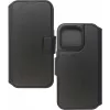 eSTUFF INFINITE MILAN ES67160105 puzdro typu peňaženka pre iPhone 16 Pro Max, čierne