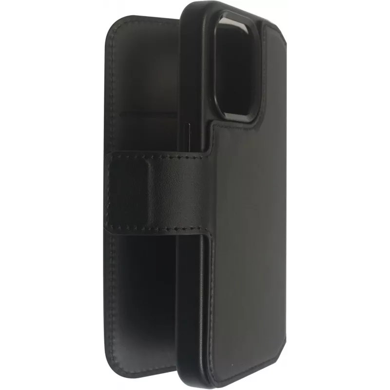eSTUFF INFINITE MILAN ES67160104 puzdro typu peňaženka pre iPhone 16 Pro, čierne