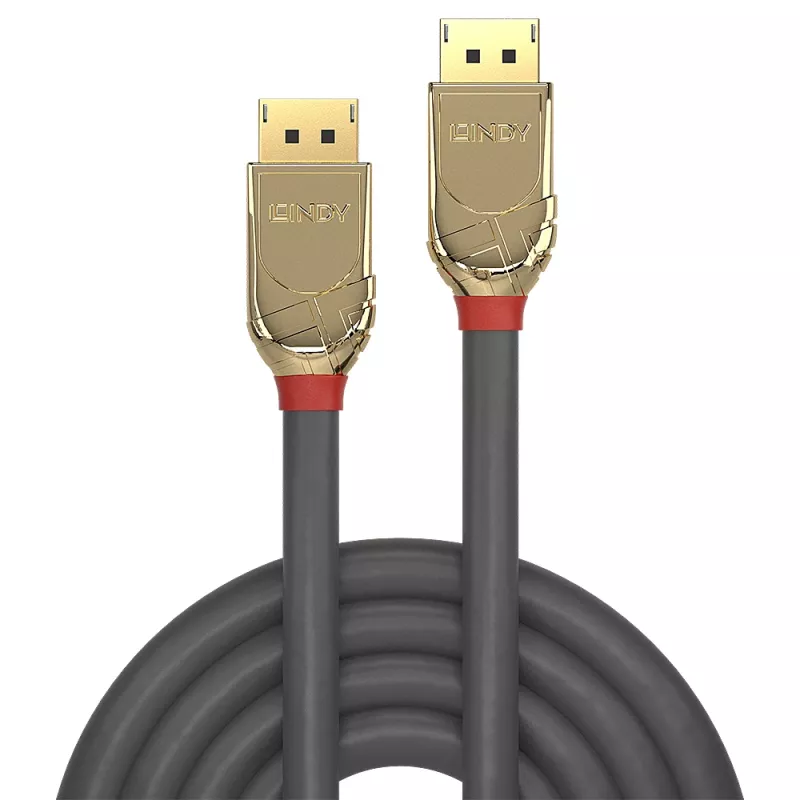 Lindy 7,5 m DisplayPort 1.2 kábel, Gold Line