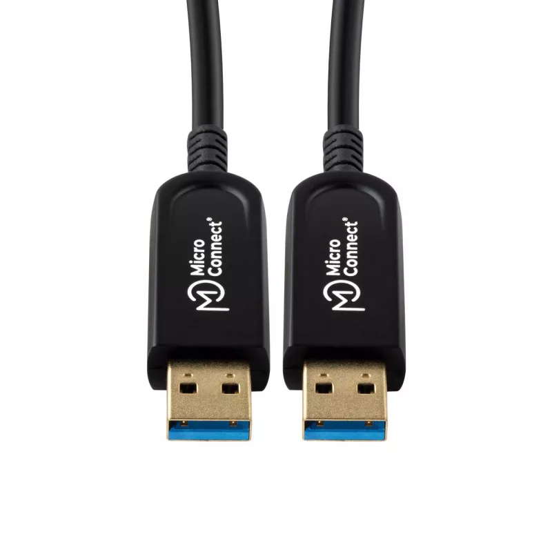 USB kábel Microconnect USB3.0AA10BOP 10 m USB 3.2 Gen 1 čierny