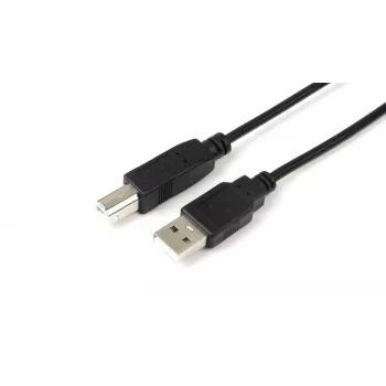 Microconnect USBAB03B USB kábel USB 2.0 0,3 m USB A USB B čierny