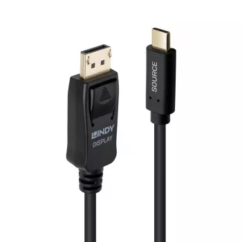 Lindy 3m USB Type-C na DisplayPort 4K60 adaptérový kábel s HDR