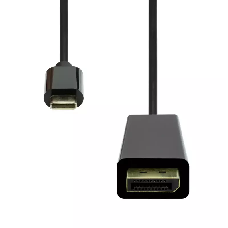 Video kábel adaptér ProXtend USBC-DP-0005 0,5m USB Type-C DisplayPort čierny