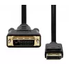 DisplayPort na DVI-D kábel ProXtend DP1.2-DVI241-003 3M