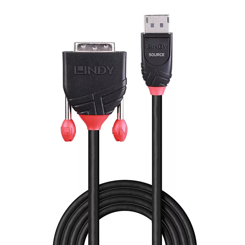Lindy 5 m DisplayPort na DVI kábel