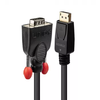 Lindy 0,5 m DisplayPort na VGA kábel