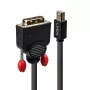 Lindy 1 m Mini DisplayPort na DVI kábel, čierna