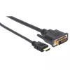 Video kábel adaptér Techly ICOC-HDMI-D-045 5 m DVI-D čierny