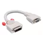DVI na VGA adaptérový kábel Lindy 41222 0,2 m