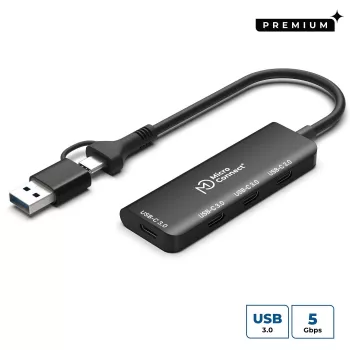 Microconnect UC0070-5G-USB-C-4IN1-C rozbočovač