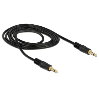 DeLOCK Audiokábel 1 m 3,5 mm konektor samec/konektor samec