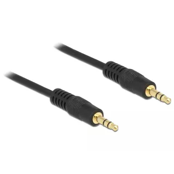 DeLOCK Audiokábel 1 m 3,5 mm konektor samec/konektor samec
