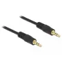 DeLOCK Audiokábel 1 m 3,5 mm konektor samec/konektor samec